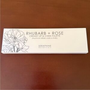 Seraphine Rhubarb + Rose Lip & Cheek Palette